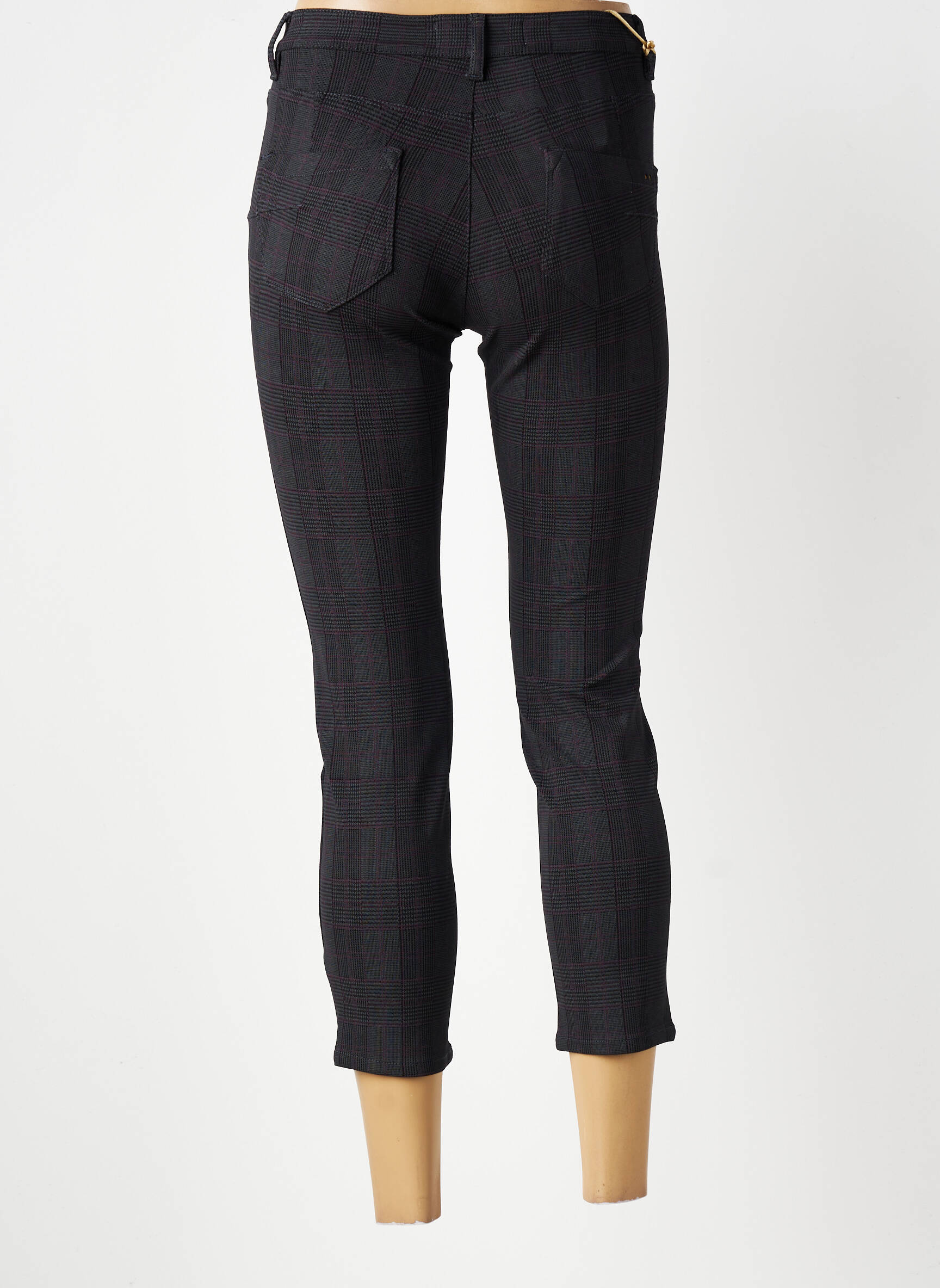 Pantalon 7/8 stretch taille normale gris COUTURIST femme