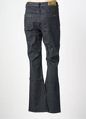 Jean coupe flare stretch taille haute noir COUTURIST femme