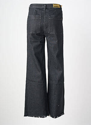 Jeans coupe large stretch taille haute noir COUTURIST femme