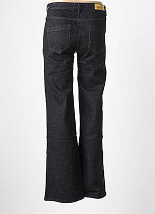 Jean coupe flare stretch taille haute noir COUTURIST femme