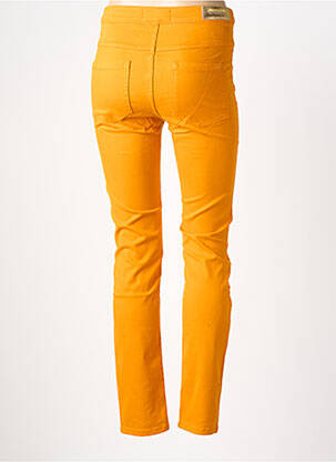 Jegging tissage popeline taille normale orange COUTURIST femme