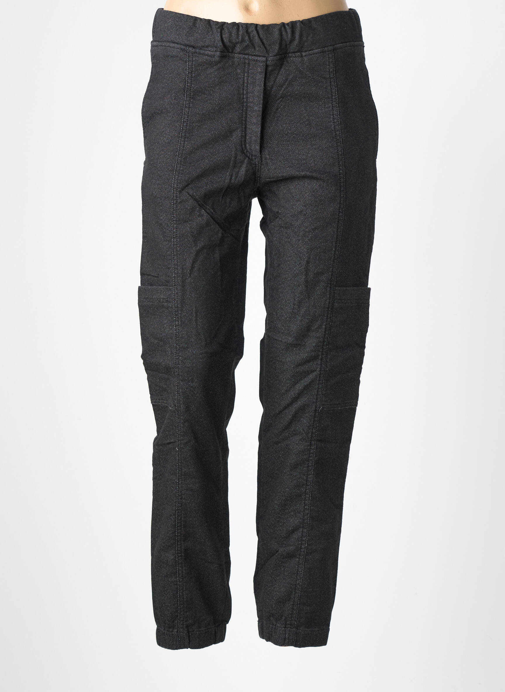 Jeans coupe slim taille normale taille normale noir COUTURIST femme