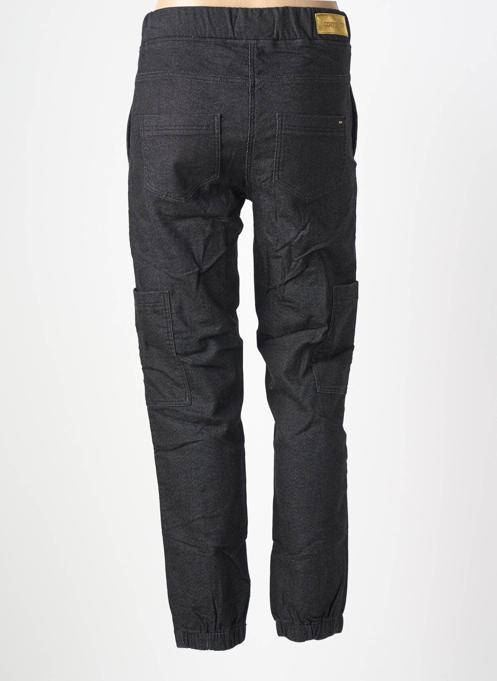 Jeans coupe slim taille normale taille normale noir COUTURIST femme