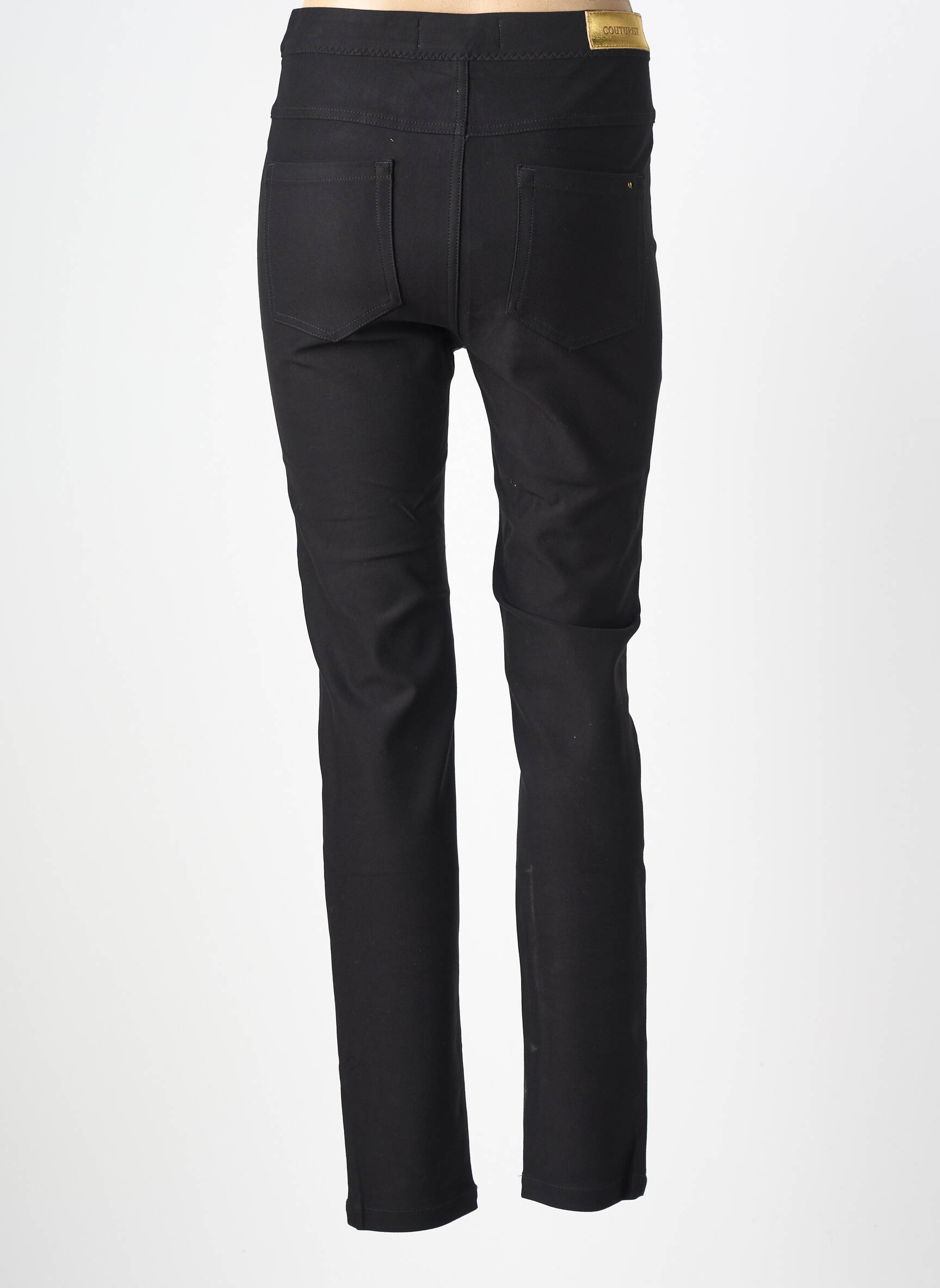 Jegging tissage jersey taille normale noir COUTURIST femme
