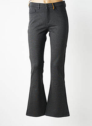 Pantalon flare taille normale taille normale gris COUTURIST femme