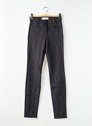 Pantalon slim stretch taille normale gris COUTURIST femme