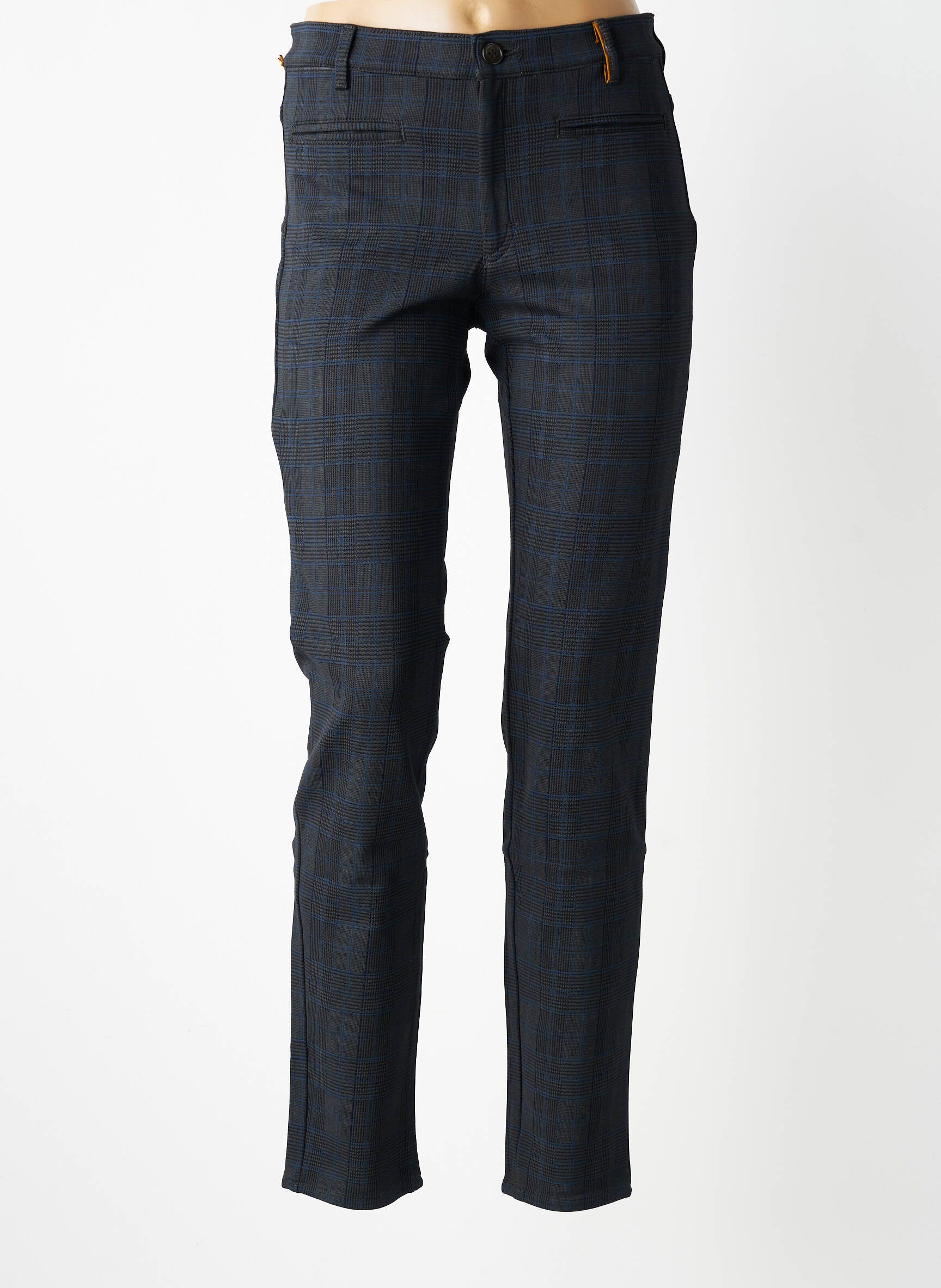 Pantalon slim stretch taille normale gris COUTURIST femme