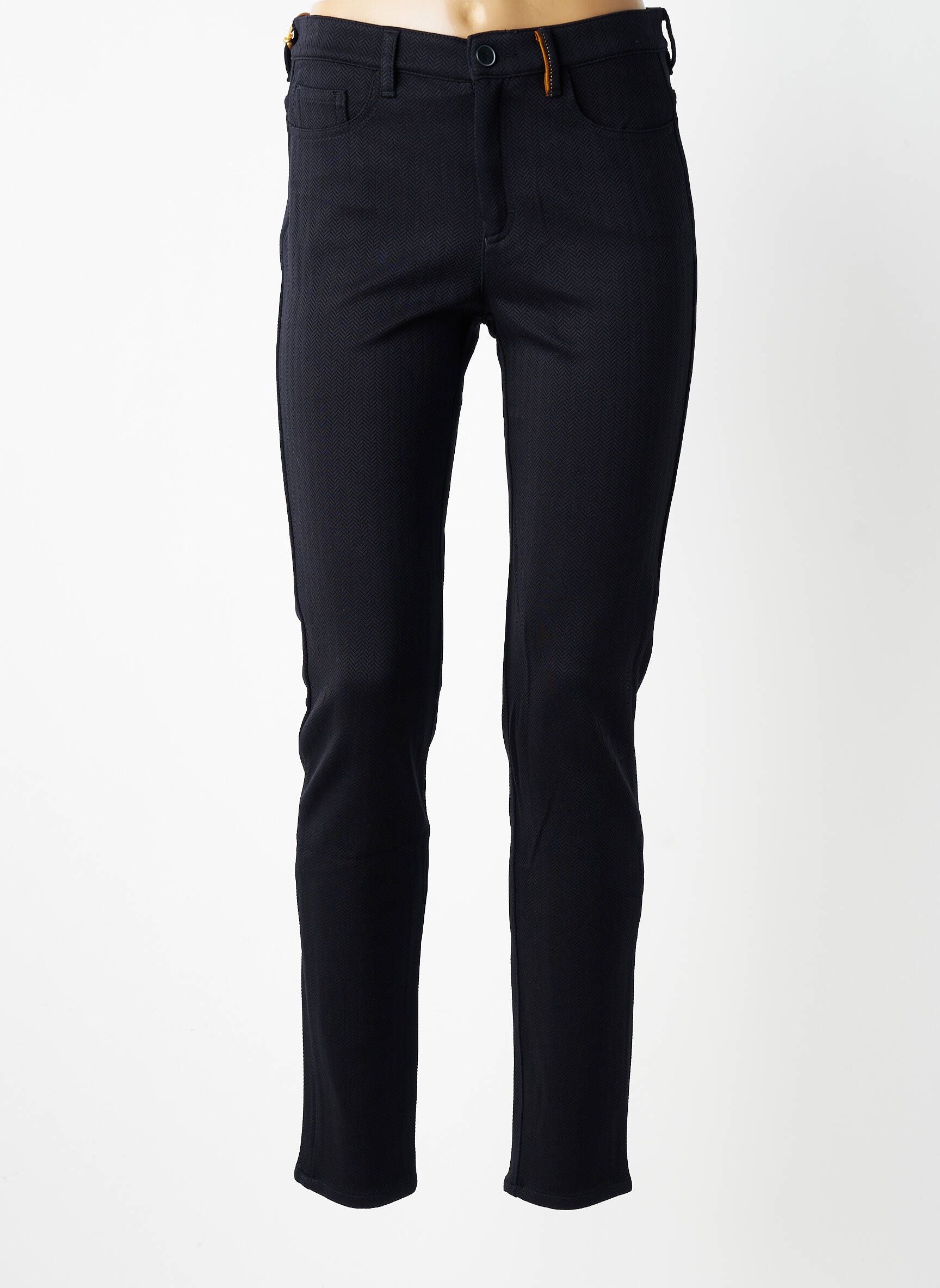 Pantalon slim stretch taille normale noir COUTURIST femme