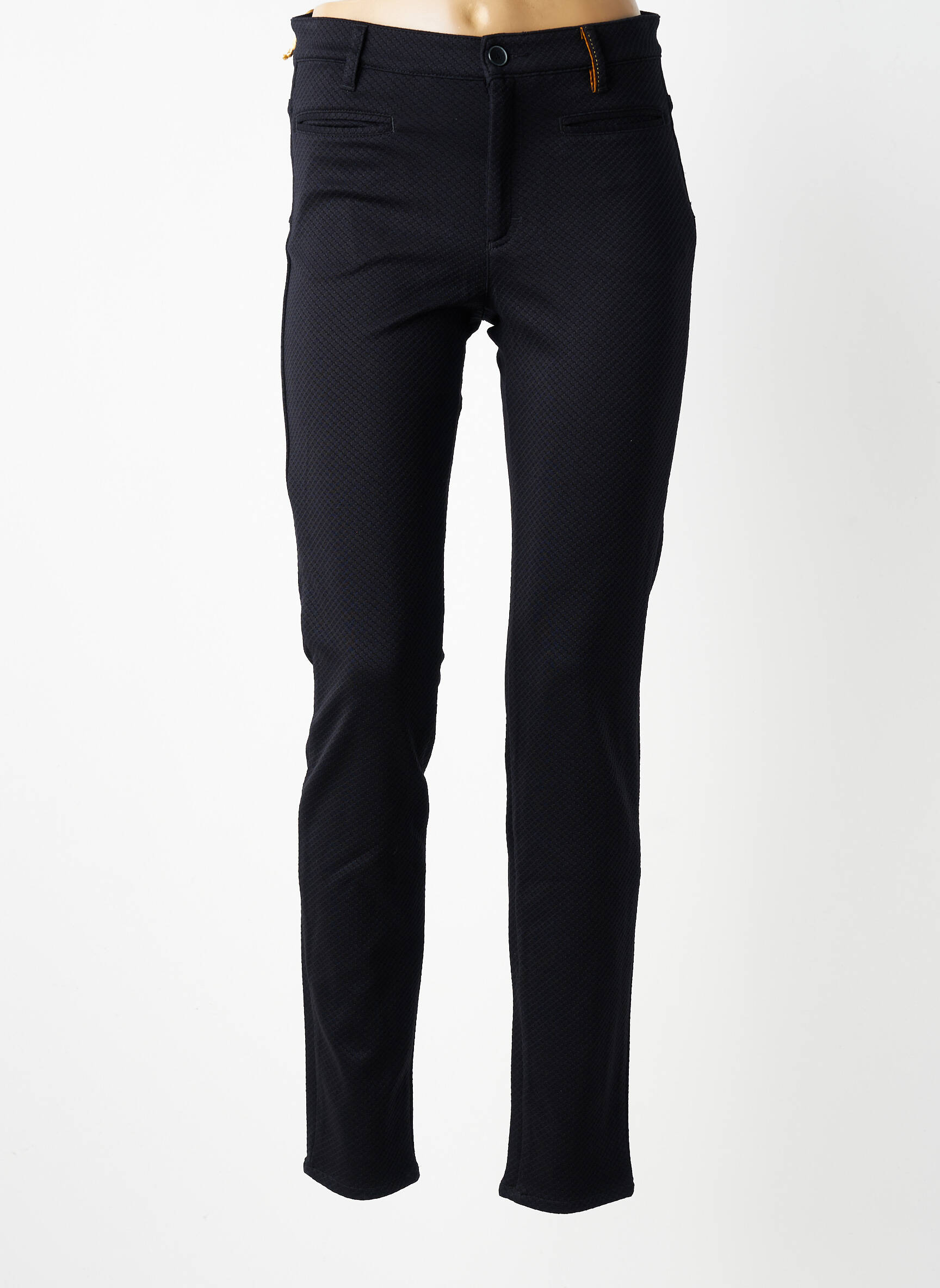 Pantalon slim stretch taille normale noir COUTURIST femme