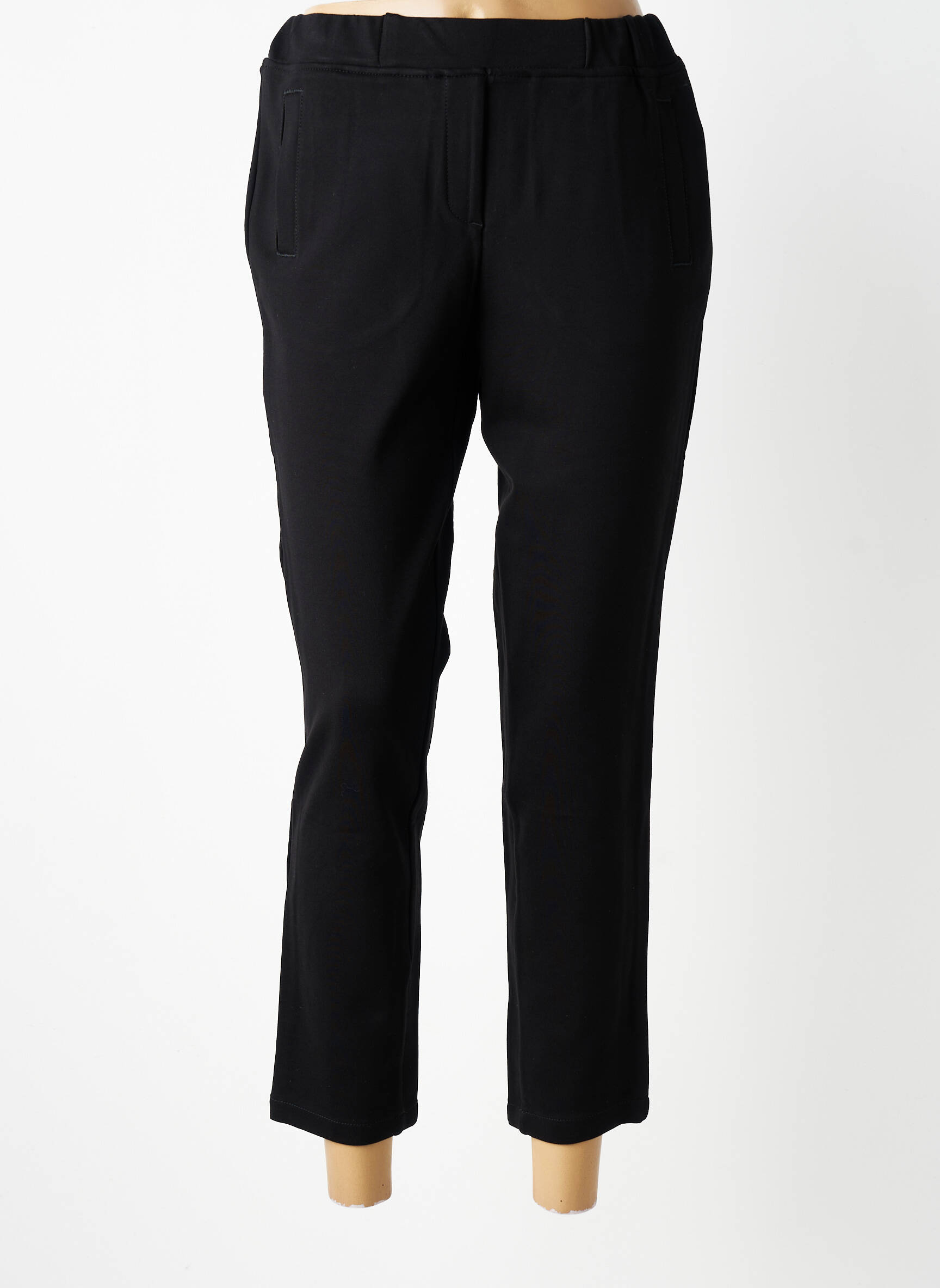 Pantalon 7/8 stretch taille normale noir COUTURIST femme
