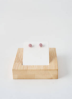 Boucles d’oreilles rose TATA GISELE femme