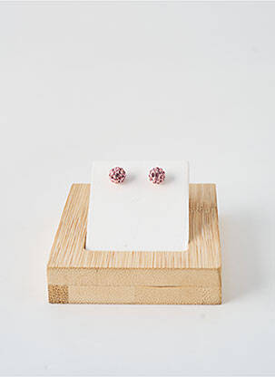 Boucles d’oreilles rose TATA GISELE femme