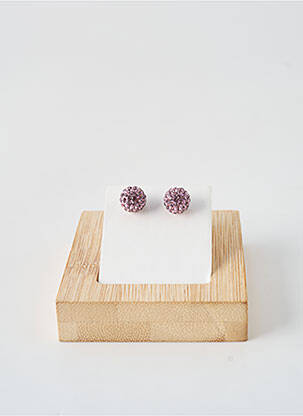 Boucles d’oreilles rose TATA GISELE femme