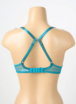 Soutien-gorge bretelle multi position haut soutien-gorge push-up bleu PASSIONATA femme