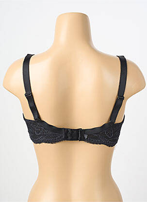 Soutien-gorge effet matière satinée haut soutien-gorge balconnet noir SIMONE PERELE femme