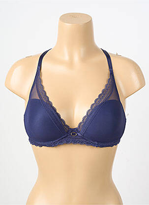 Soutien-gorge bretelle multi position haut soutien-gorge moulé bleu CHANTELLE femme