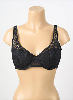 Soutien-gorge légère et transparente haut soutien-gorge emboitant noir IMPLICITE femme