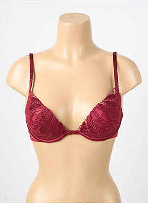 Soutien-gorge légère et transparente haut soutien-gorge moulé rouge SIMONE PERELE femme