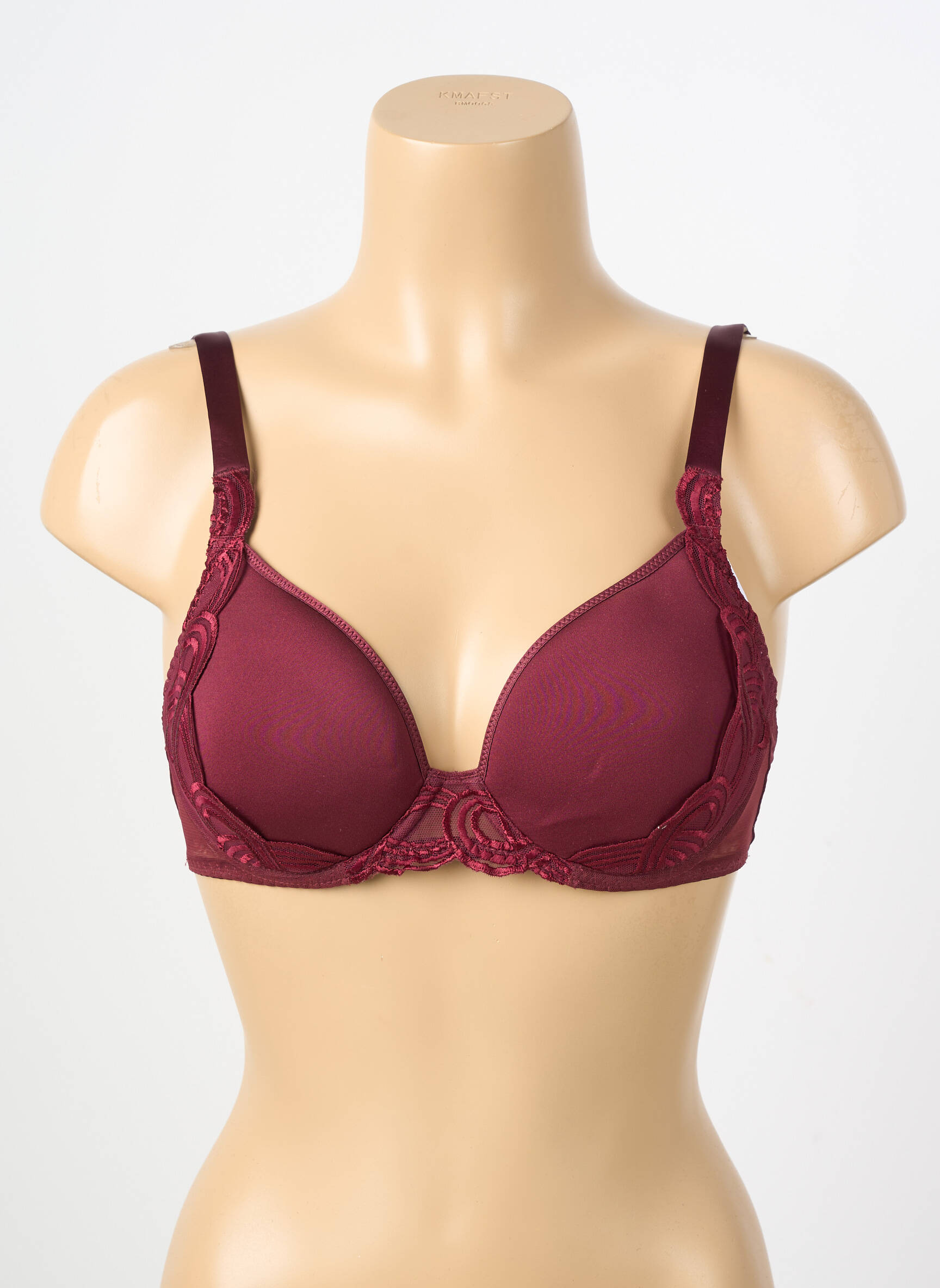 Soutien-gorge broderie haut soutien-gorge emboitant rouge SIMONE PERELE femme