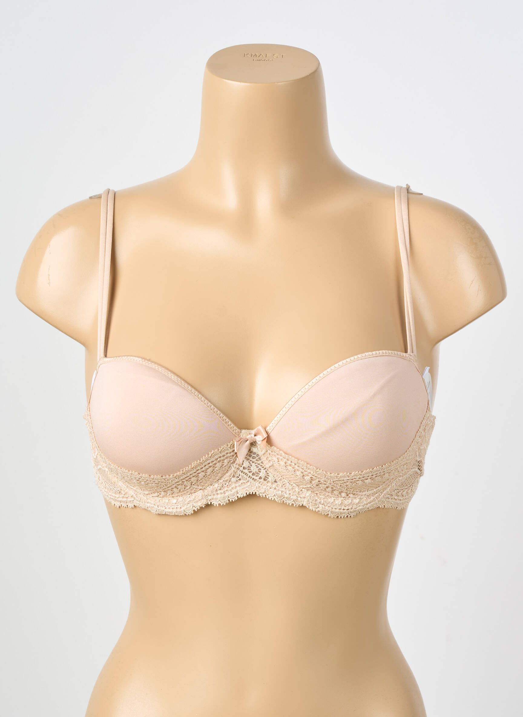 Soutien-gorge effet matière satinée haut soutien-gorge balconnet chair SIMONE PERELE femme