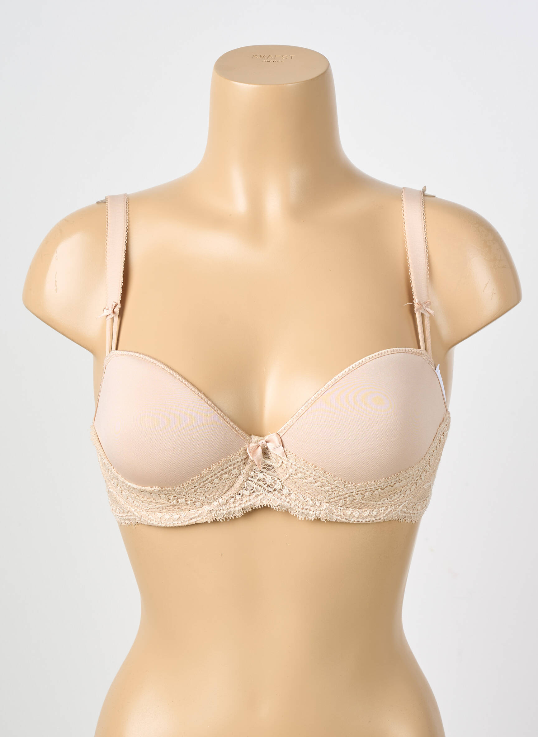 Soutien-gorge effet matière satinée haut soutien-gorge balconnet chair SIMONE PERELE femme
