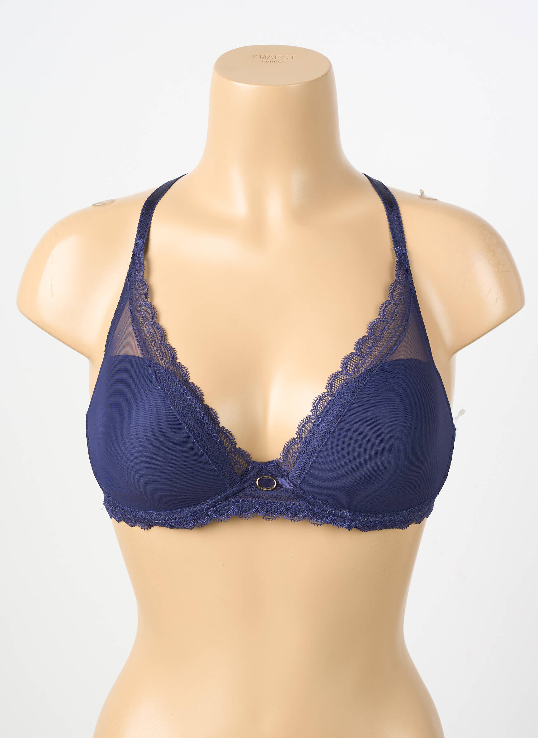 Soutien-gorge bretelle multi position haut soutien-gorge moulé bleu CHANTELLE femme