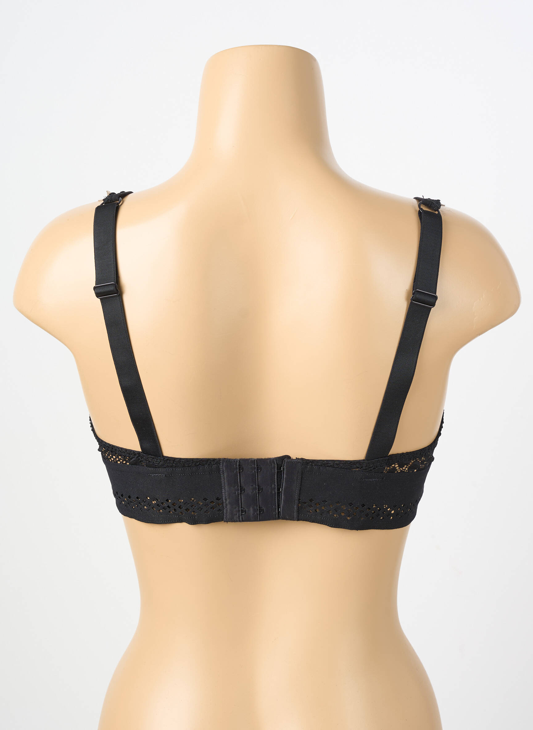 Soutien-gorge légère et transparente haut soutien-gorge emboitant noir IMPLICITE femme