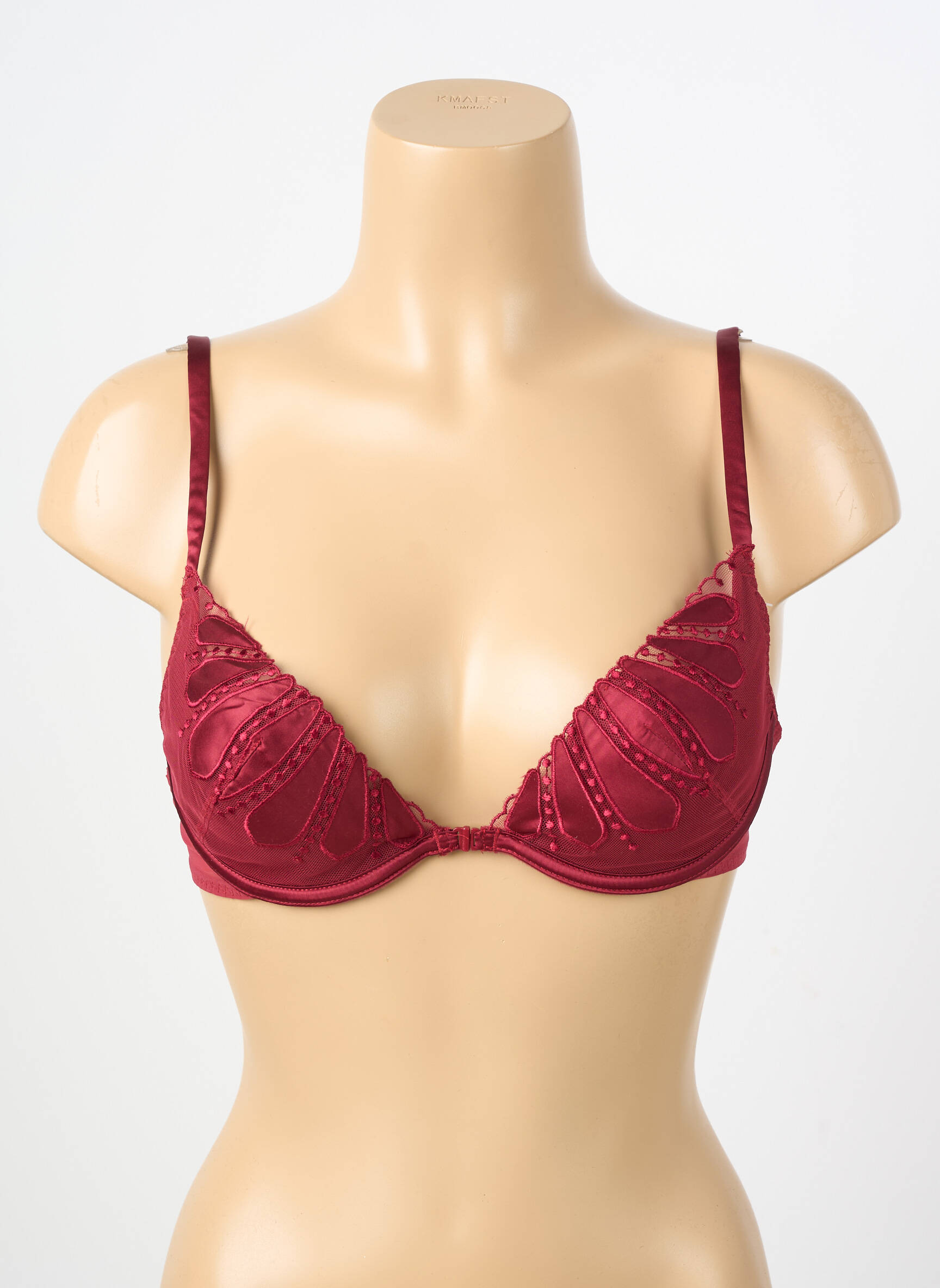 Soutien-gorge légère et transparente haut soutien-gorge moulé rouge SIMONE PERELE femme