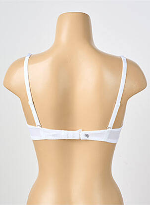 Soutien-gorge effet matière satinée haut soutien-gorge avec mousse de rembourrage amovible blanc SIMONE PERELE femme