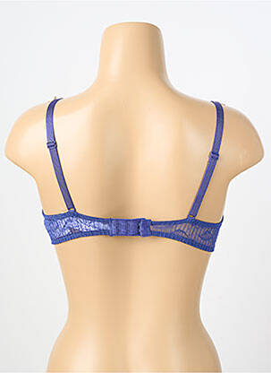 Soutien-gorge effet matière satinée haut soutien-gorge emboitant bleu PASSIONATA femme