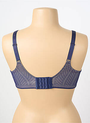 Soutien-gorge effet matière satinée haut soutien-gorge moulé bleu CHANTELLE femme