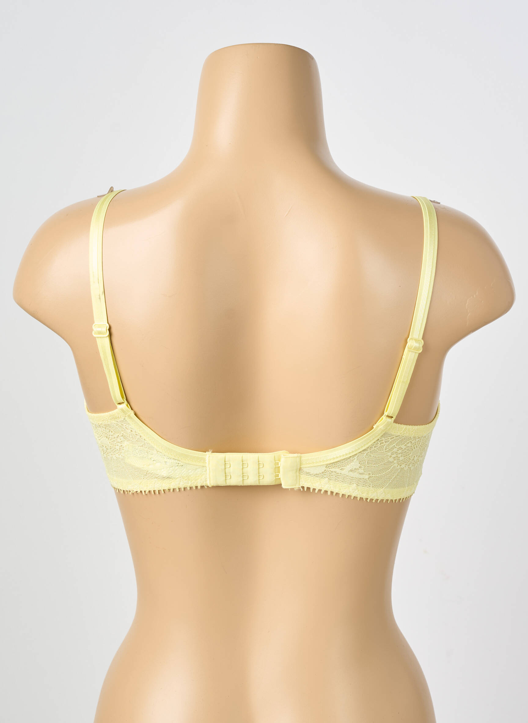 Soutien-gorge effet matière satinée haut soutien-gorge moulé jaune CHANTELLE femme