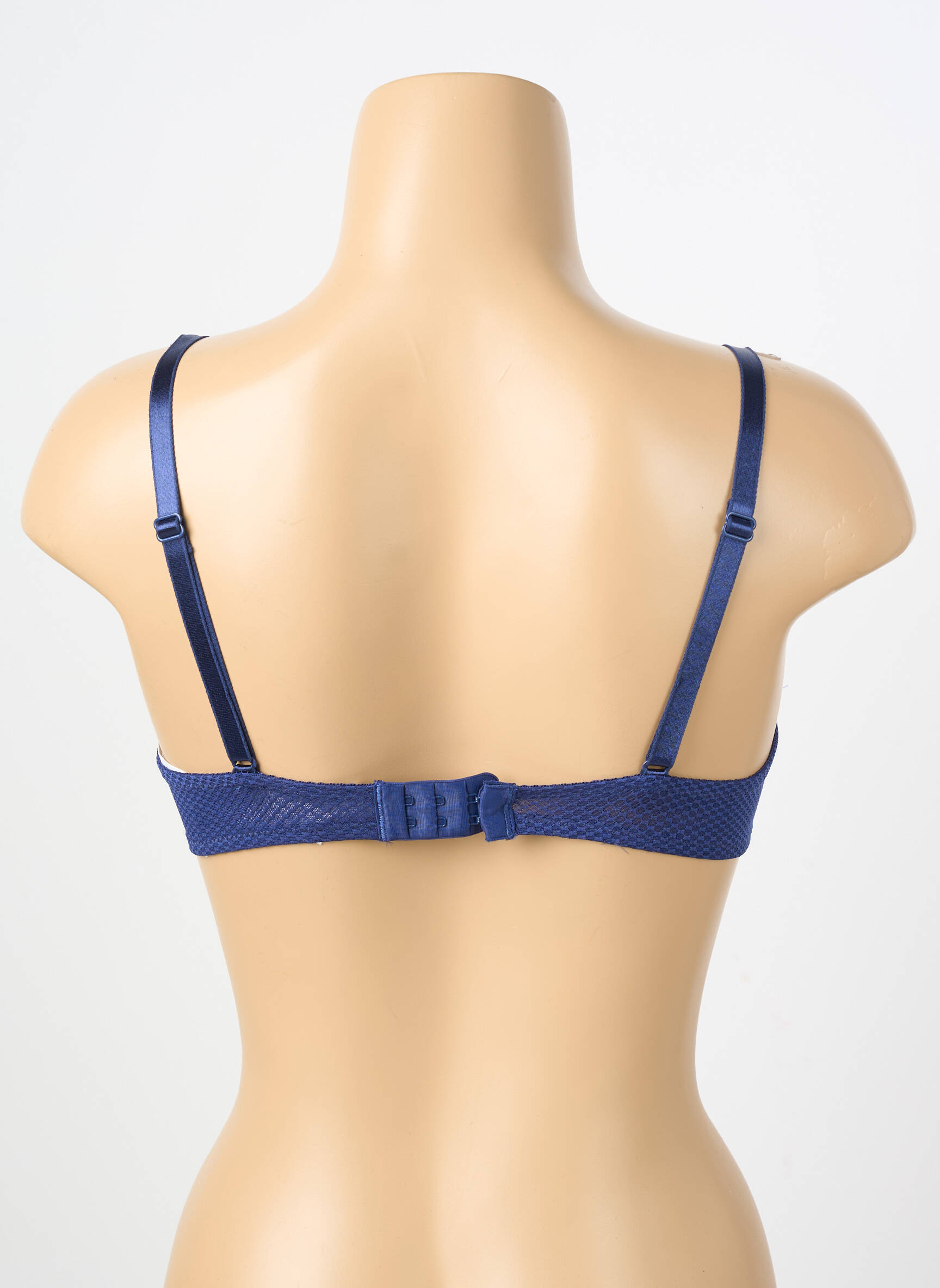 Soutien-gorge effet matière satinée haut soutien-gorge moulé bleu PASSIONATA femme