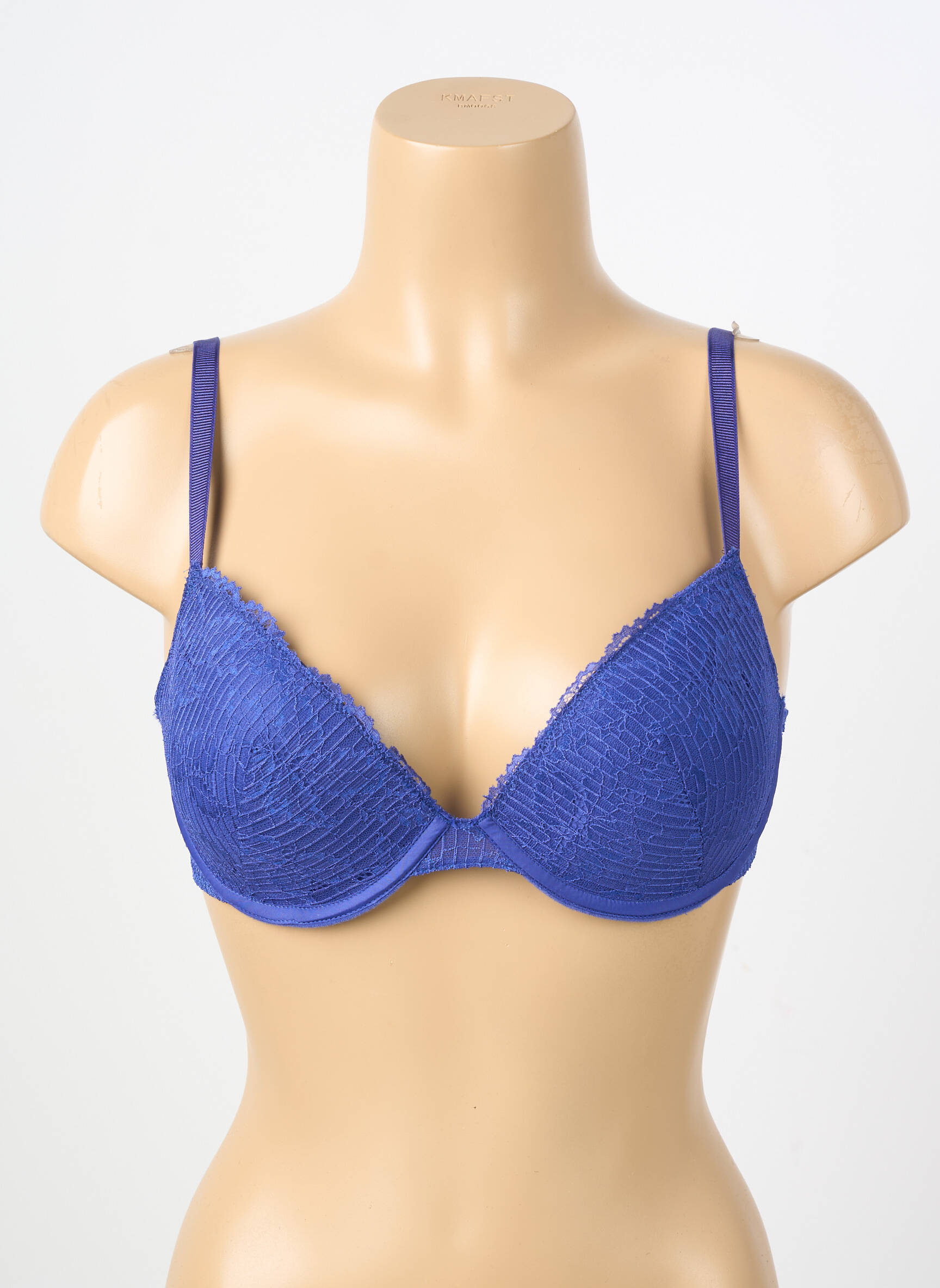 Soutien-gorge effet matière satinée haut soutien-gorge emboitant bleu PASSIONATA femme