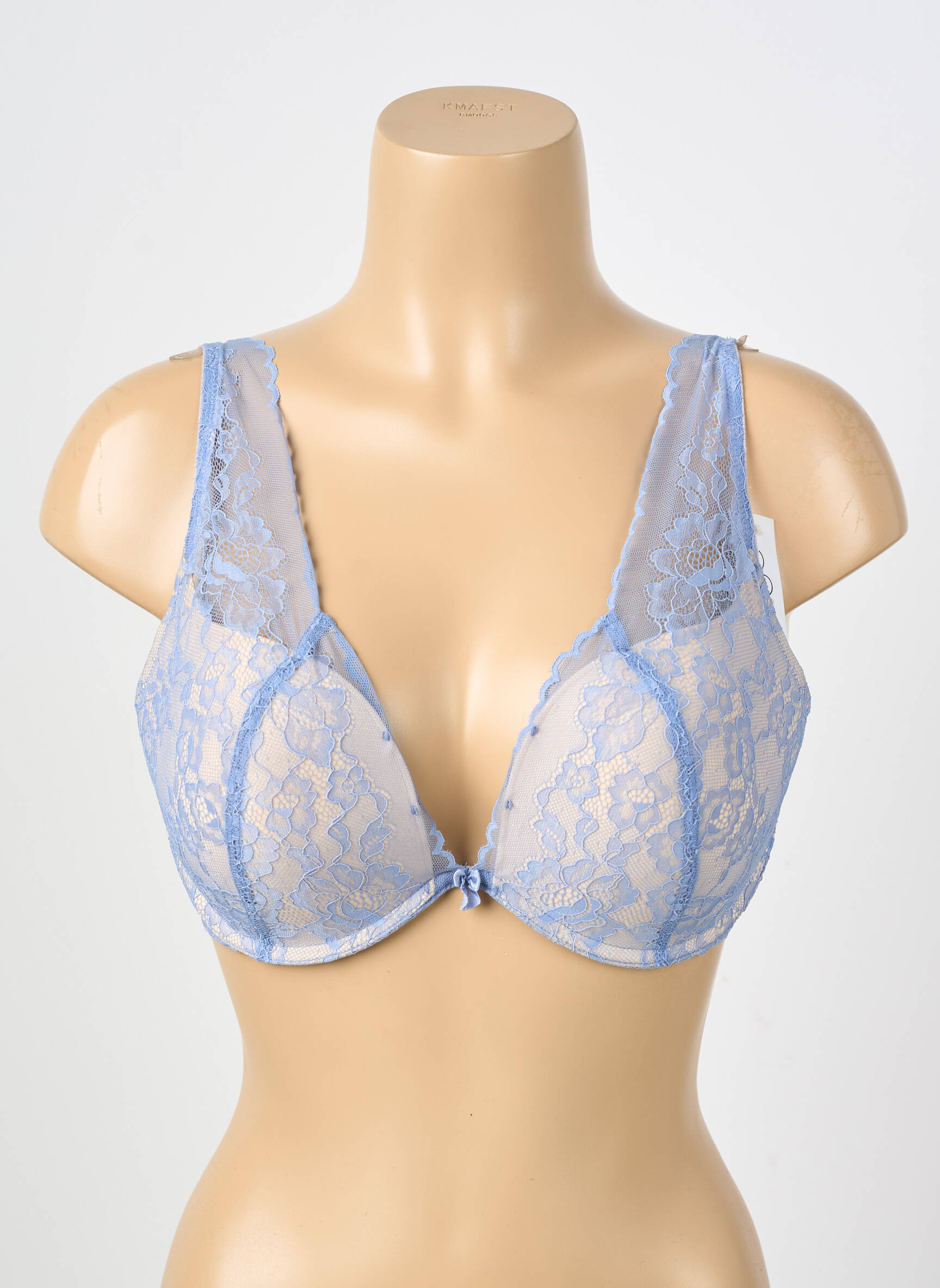 Soutien-gorge haut soutien-gorge push-up haut soutien-gorge push-up bleu VALEGE femme