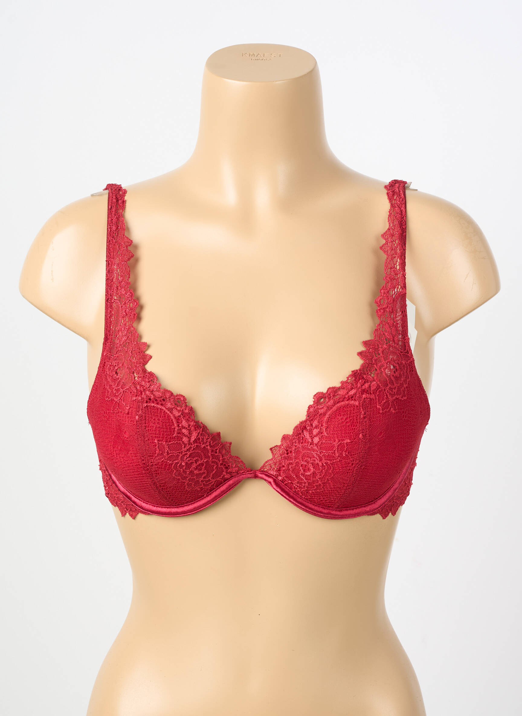 Soutien-gorge bretelle multi position haut soutien-gorge push-up rouge VALEGE femme