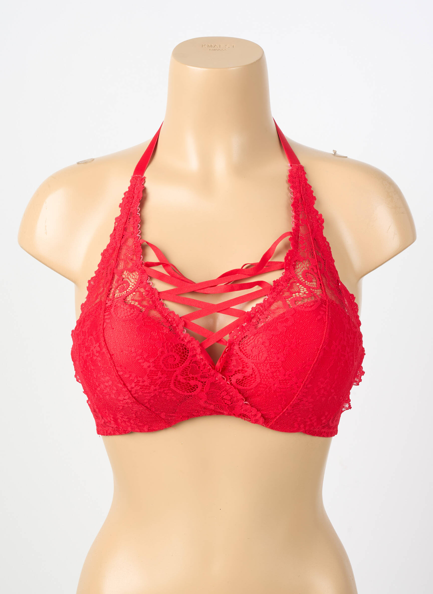 Soutien-gorge haut soutien-gorge push-up haut soutien-gorge push-up rouge VALEGE femme