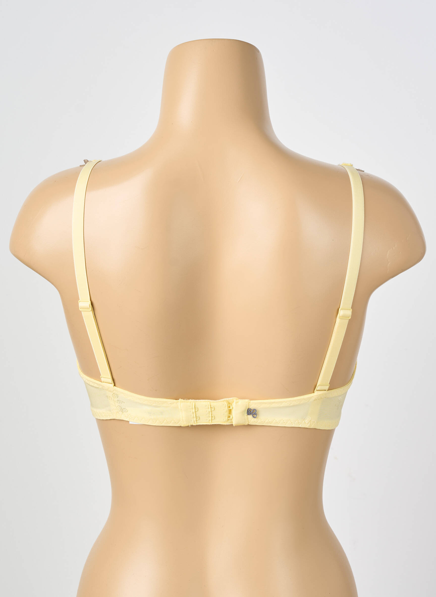 Soutien-gorge effet matière satinée haut soutien-gorge avec mousse de rembourrage amovible jaune SIMONE PERELE femme
