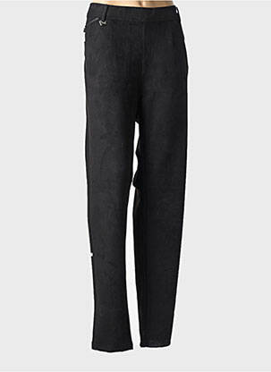 Pantalon slim taille élastique taille normale noir S.QUISE femme