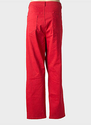 Jeans coupe slim stretch taille normale rouge CISO femme