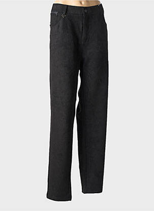 Pantalon slim stretch taille normale noir S.QUISE femme