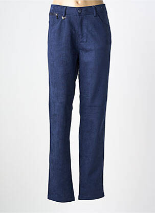Pantalon slim stretch taille normale bleu S.QUISE femme