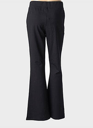 Pantalon flare stretch taille haute noir BASE LEVEL femme