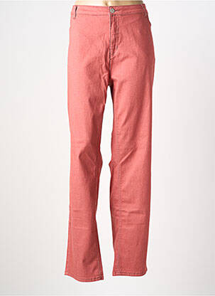 Jeans coupe droite stretch taille normale orange CISO femme