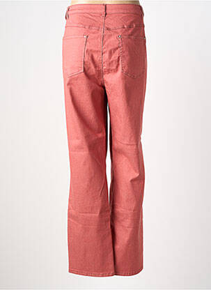 Jeans coupe droite stretch taille normale orange CISO femme