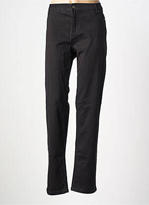 Jeans coupe slim stretch taille normale noir JENSEN femme
