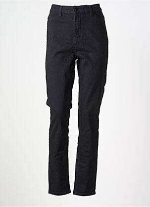 Jeans coupe slim stretch taille normale noir BASE LEVEL femme