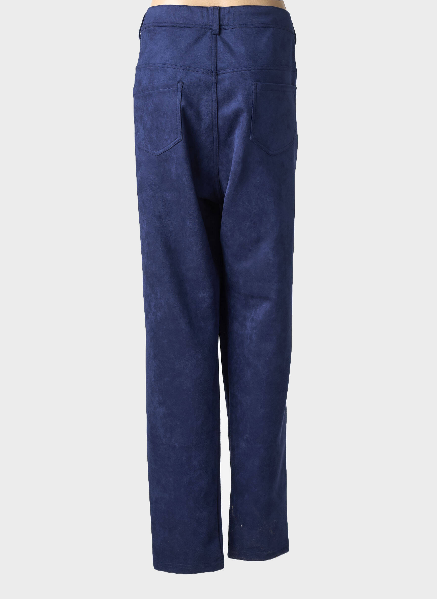 Pantalon slim taille élastique taille normale bleu S.QUISE femme