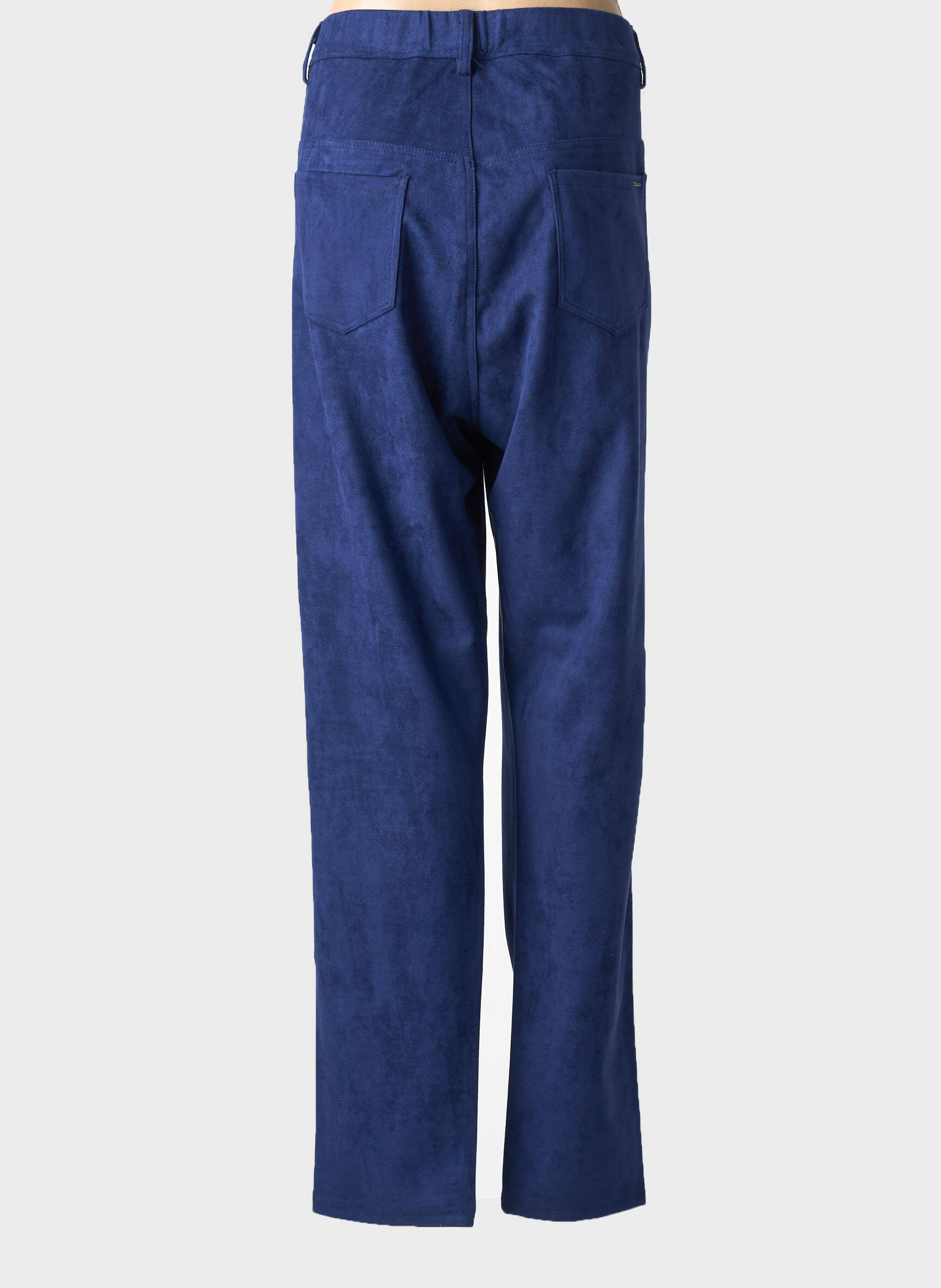 Pantalon slim taille élastique taille normale bleu S.QUISE femme