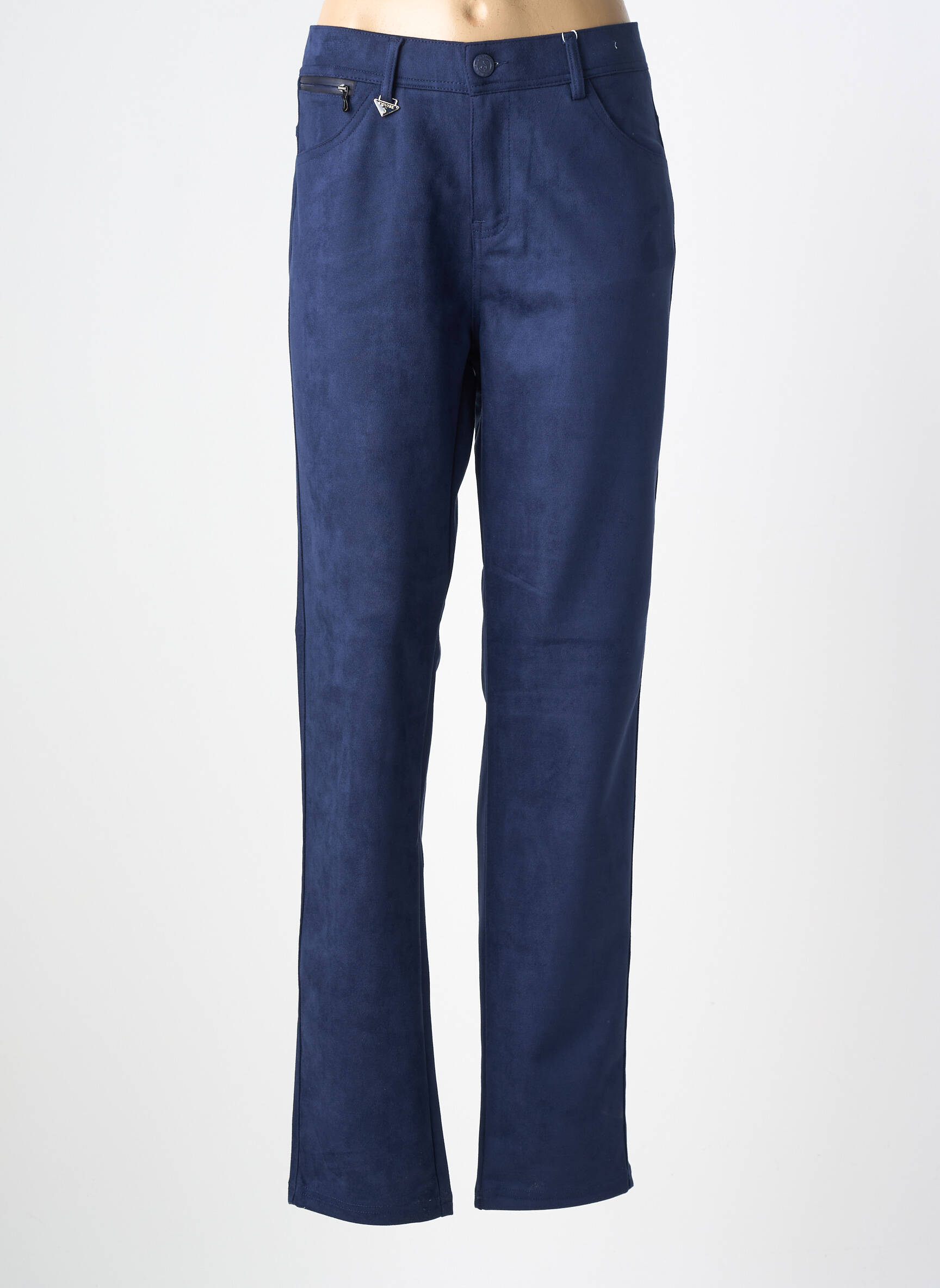 Pantalon slim stretch taille normale bleu S.QUISE femme